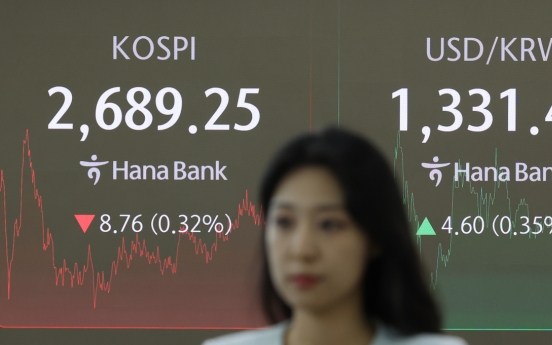 Seoul shares down for 3rd day on US tech slump