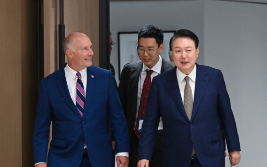 Yoon stresses multilateral ties in Indo-Pacific during meeting with US representatives