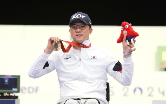 Shooter wins S. Korea's 2nd gold at Paris Paralympics