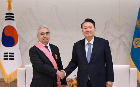 President Yoon, IEA's Birol discuss global clean energy collaboration