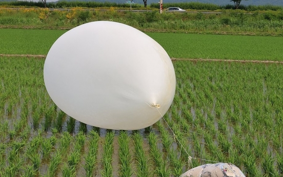 N. Korea launches more trash balloons toward S. Korea