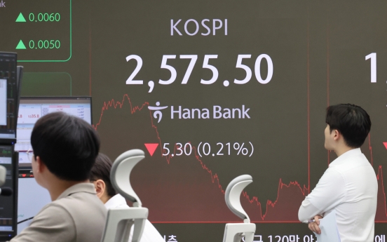 Seoul shares down for 3rd day on US woes