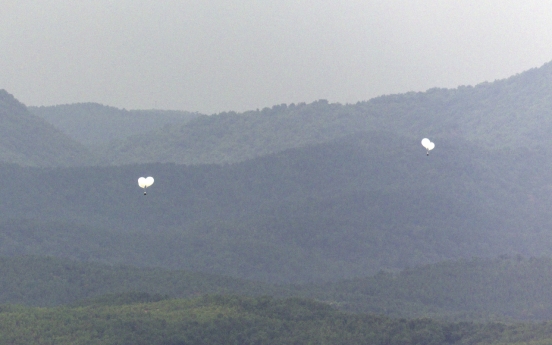 NK sends over 1,000 trash balloons to S. Korea in last 5 days