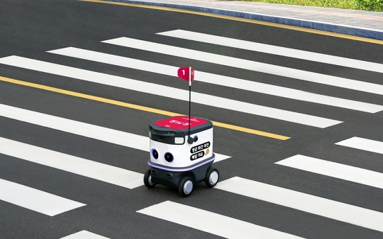 Yogiyo begins robot delivery service for 1st time as food delivery app