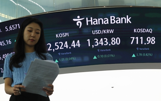 Seoul shares open lower ahead of US inflation data