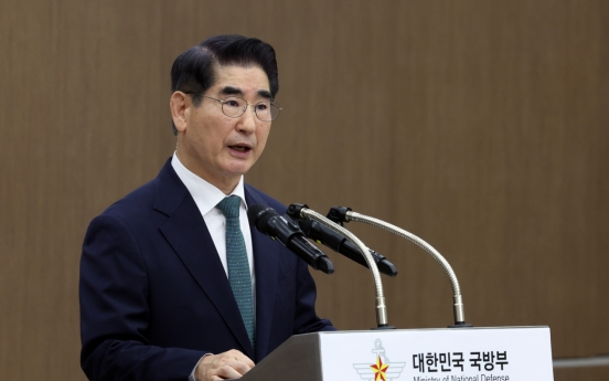 Defense chief says 'fundamental' solution to N. Korean threats lies on free, unified Korean Peninsula