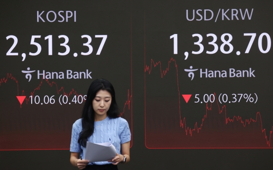 Seoul shares fall for 7th day on foreign selling