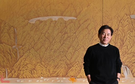 [Herald Interview] Painter Kim Byung-jong sings of life in exhibition