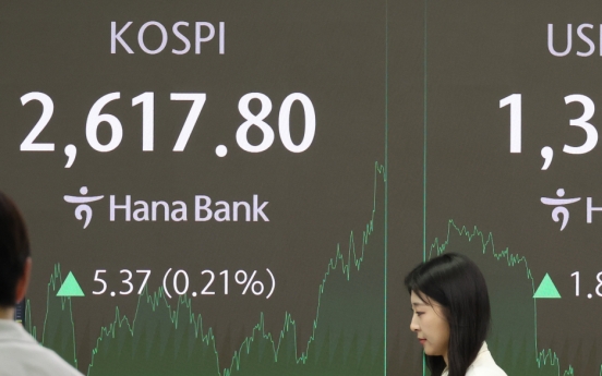 Seoul shares up for 3rd day led by Samsung