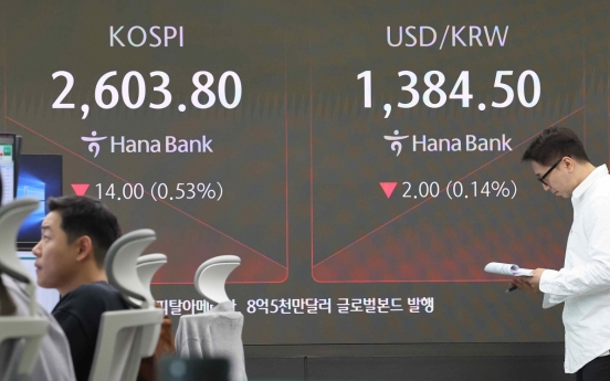 Seoul shares open lower on tech, car losses