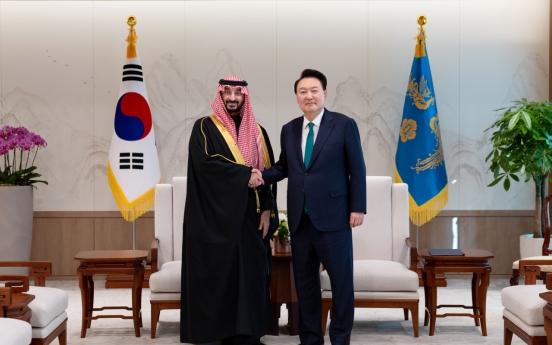 Yoon touts defense cooperation between S. Korea, Saudi Arabia