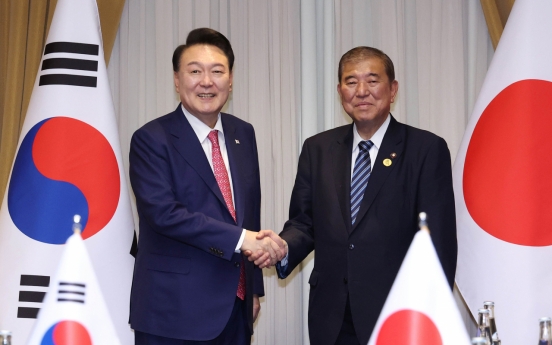 Yoon, Ishiba voice concerns over NK-Russia military cooperation, agree to continue 'shuttle diplomacy'