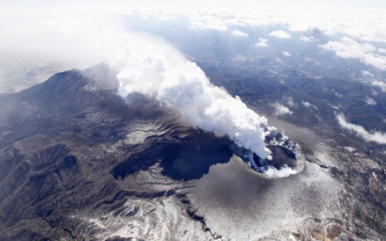 Hundreds evacuate as Japan volcano erupts