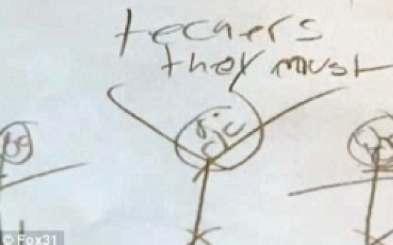 Police arrest a boy for drawing “teacher must die”