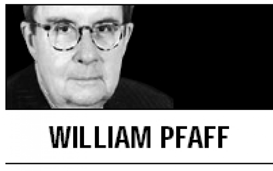 [William Pfaff] Unexpected revelations in intervention
