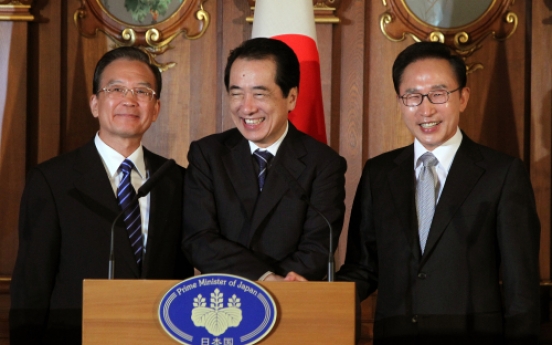 Korea, Japan, China agree on nuke safety