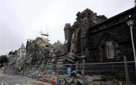Strong quake again rocks damaged New Zealand city
