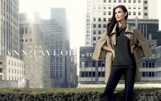 Demi Moore adds her style stamp to Ann Taylor ads