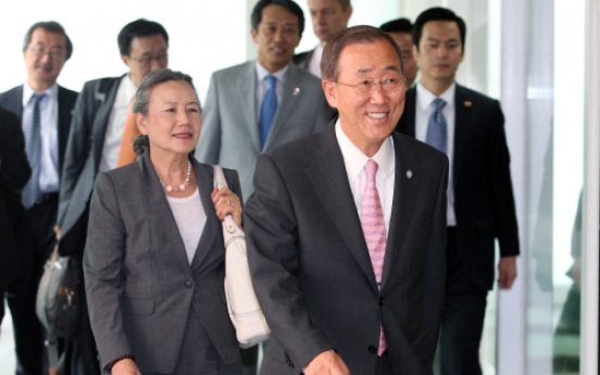 U.N. chief urges Korea to play bigger global role
