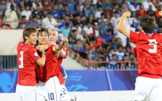 Korea draws with Kuwait in qualifier