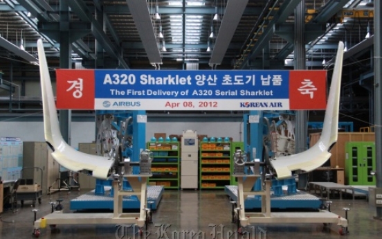Korean Air eyes W1.5tr sales of wingtips and cargo doors