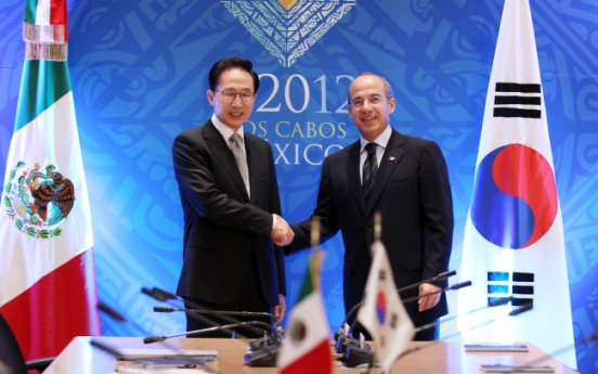 Korea, Mexico to resume FTA talks