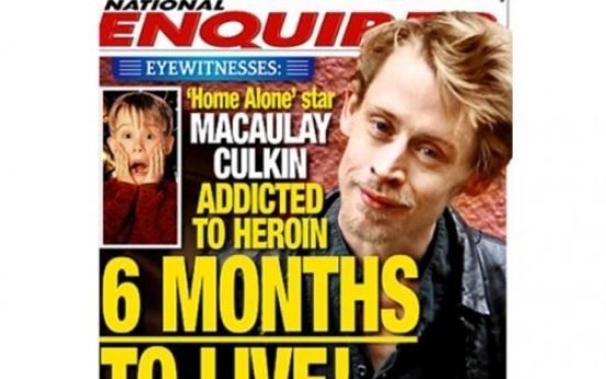 Enquirer defends Macaulay Culkin drug report
