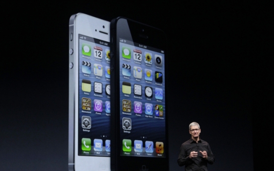 Apple unveils thinner and lighter iPhone 5