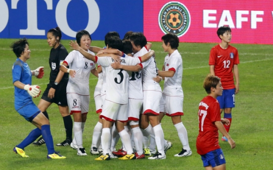 N. Korea triumphs in inter-Korean match at East Asian Cup