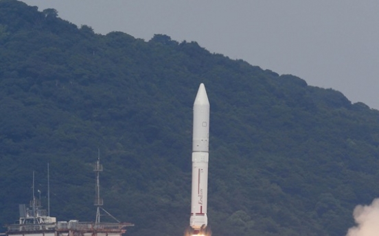 일본, 자체 개발 기술 로켓 발사