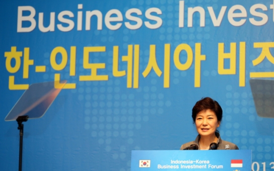 Free trade likely to top agenda for Park's summit with Indonesia