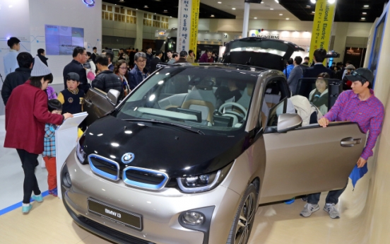 Carmakers at Jejudo expo upbeat about electric vehicle sales
