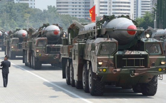 N.K. fires two ballistic missiles