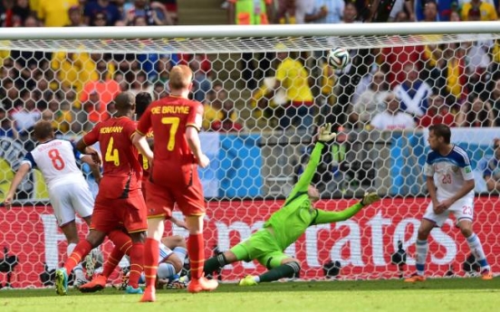 [World Cup] Belgium defeats Russia 1-0 to next round