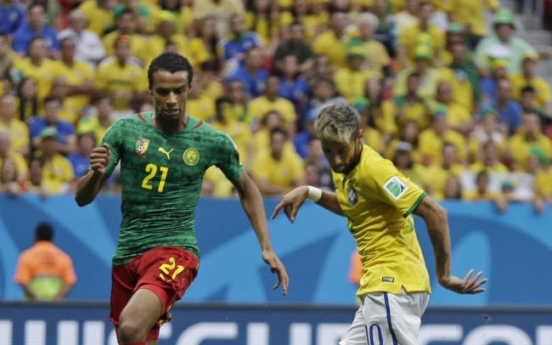 [World Cup] Brazil beats Cameroon 4-1, reaches 2nd round
