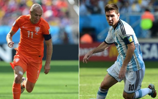 [World Cup] Messi, Robben face off in semifinal