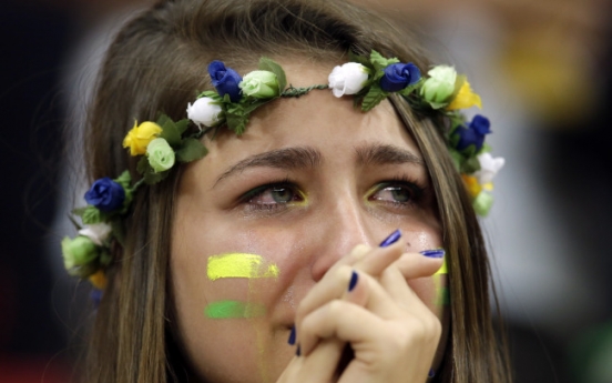 [World Cup] Dejected Brazilians watch another World Cup loss