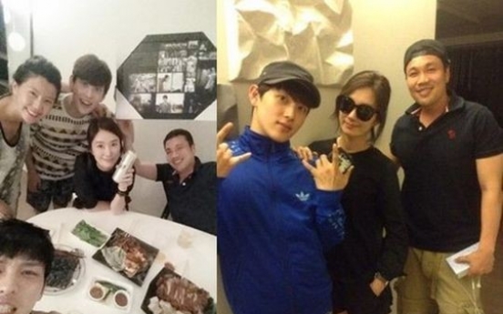 JYJ‘s Jaejoong holds farewell party for costar Oh Yeon-soo