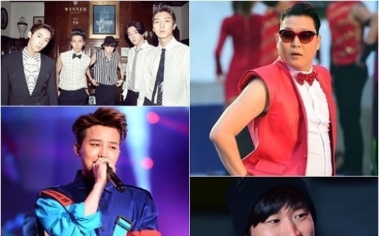 Winner draws support from YG labelmates