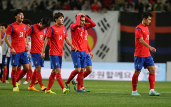 S. Korea falls to Costa Rica in final football friendly of '14 at home
