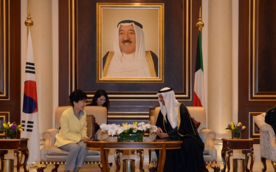 朴대통령, 쿠웨이트 국왕과 정상회담…실질협력 논의