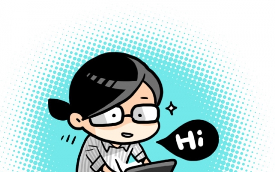 [Up & Coming] Webtoon artist Kim tells stories of hardships with humor