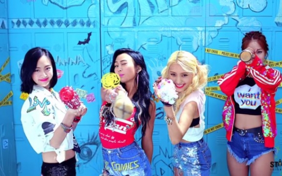 K-pop girl groups battle on summer charts