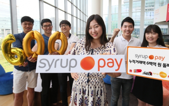 Online payment Syrup Pay sees growth