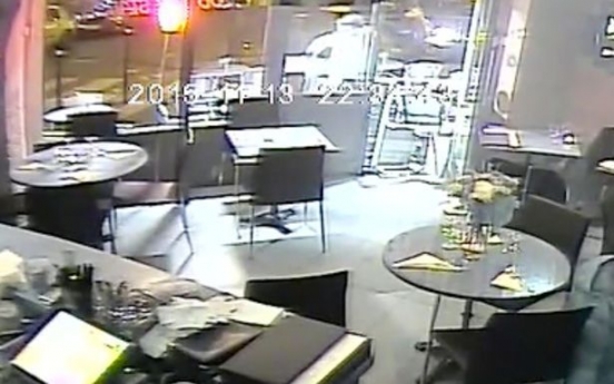 '파리 테러' 아비규환된 레스토랑 CCTV 공개 (영상)