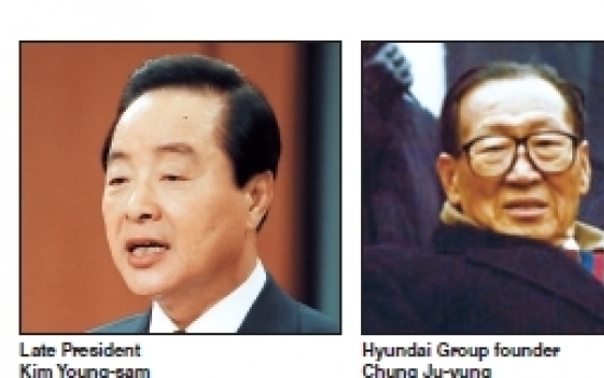 Ex-President Kim Young-sam’s relations with superrich