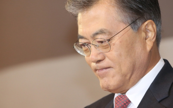 Moon shoots down demands to step down