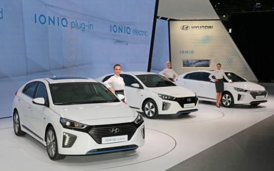 Hyundai Motor unveils Ioniq line-up at Geneva Motor Show