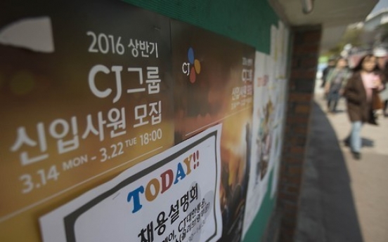 Korea's youth jobless rate soars to record high