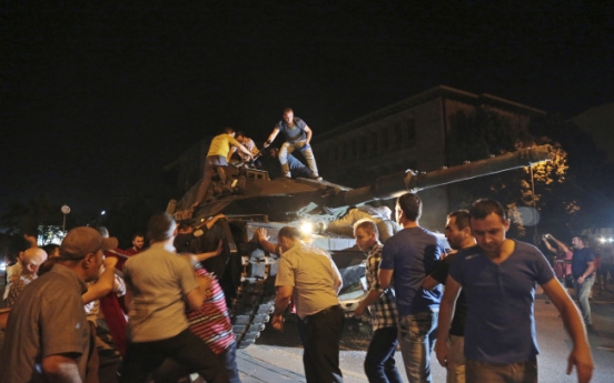 Turkish officials say coup attempt appears to have failed